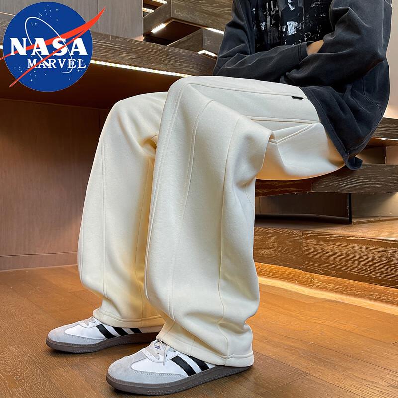NASA MARVEL Men's Casual Loose Straight-Leg Pants