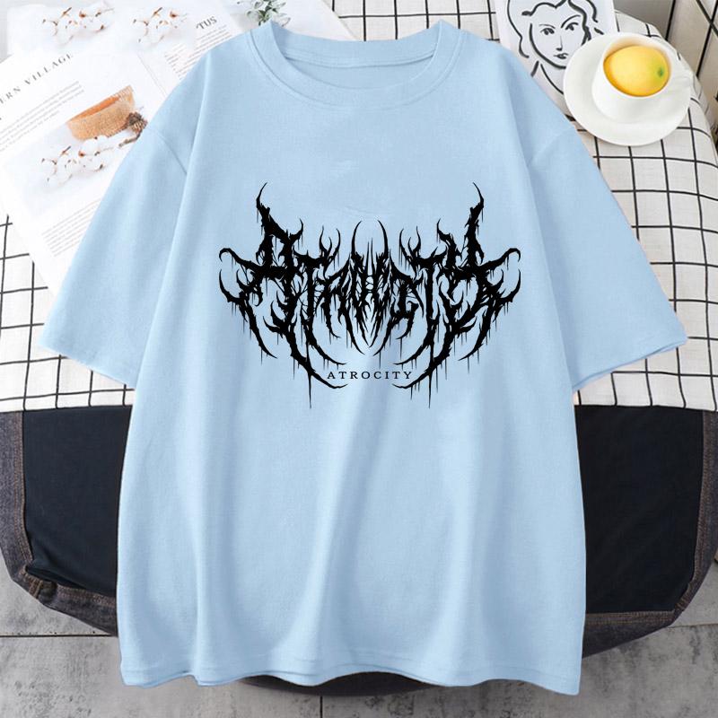 2023 модная женская футболка с готическим принтом и коротким рукавом, женская уличная одежда в стиле Харадзюку, одежда больших размеров, топы, спортивные футболки Y2K