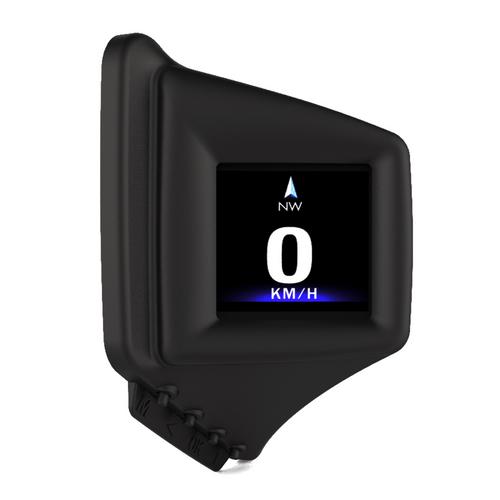 OBD GPS Двойная система проекционный дисплей 12 В Автомобильный цифровой Hud GPS спидометр 2 дюйма ЖК-дисплей Сигнализация превышения скорости Автомобильный проектор скорости