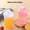 1 Set 400ML Water Cup Leak-Proof Portable Shaker Bottle High-temperature Resistant Shaker Cup for Drinks Milk