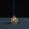 Decorative Incense Burner Retro Copper Small Lotus Incenser Holder Desktop Ornament for Shop Office Home