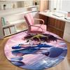 Detective Conan Print Round Rug, Washable Floor Carpet, For Entryway Dorm Laundry Room Office Study, Home Decor Birthday Christmas Gift