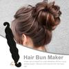 2/3Pcs Women Hair Bun Maker Sponge Faux Pearls Decor Bun Former Styling Sponge Hair Bun Shaping Tool