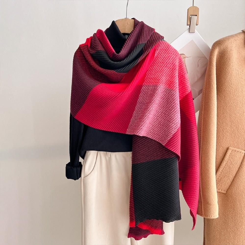 Windproof Keep Warm Blanke Multi-Colored Pashmina Fashion Scarf Shawl Winter