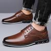 Fashion New Large Size 38-53 Pu Leather Dress Shoes for Men Designer Soft-soled Male Driving Shoes Fashion Solid Color Light Men's Shoes
