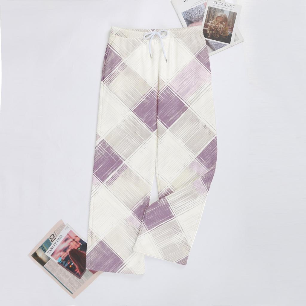 Женские повседневные модные спортивные штаны с мелким принтом повседневные брюки