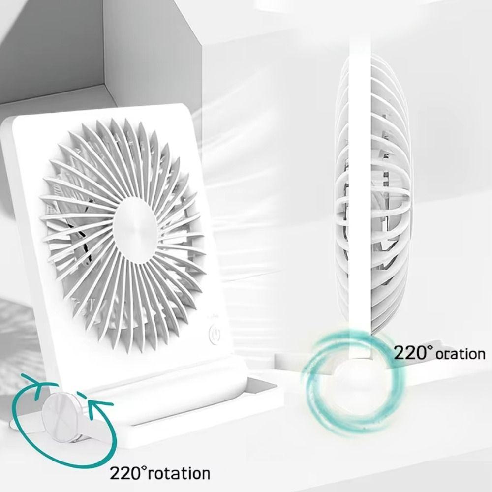 Lightweight Small USB Fan Folding Ultra-thin Mini Fan Table Fan Desk Fan Office