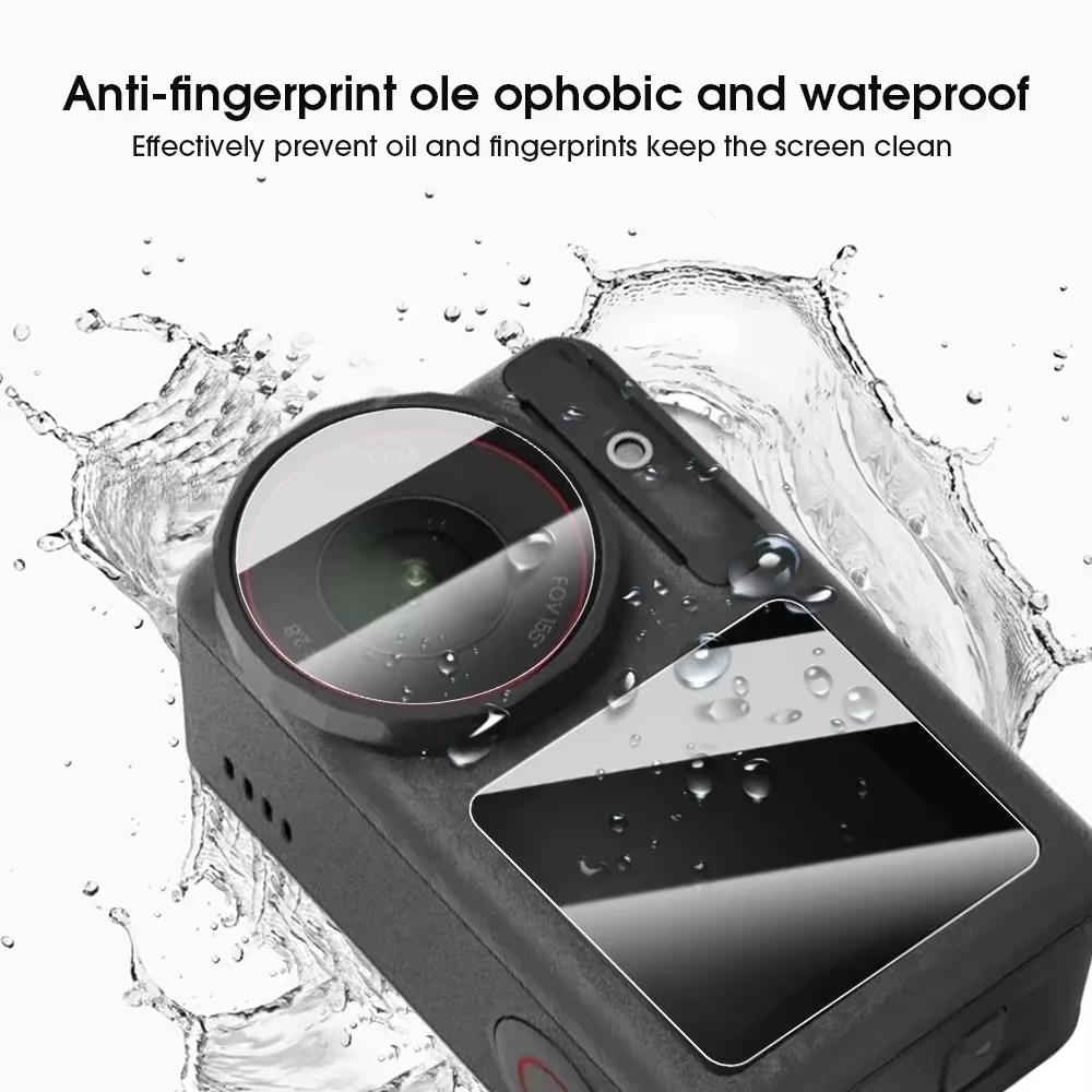 For DJI Osmo Action 3 4 5 Pro Tempered Glass Screen Protector Lens HD Hardness Camera Lens Glass Protective Films for DJI Camera