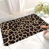 Leopard Print Bathroom Mat Kids Room Bedroom Decoration Balcony Anti-Slip Doormat Living Room Bedside Area Rugs