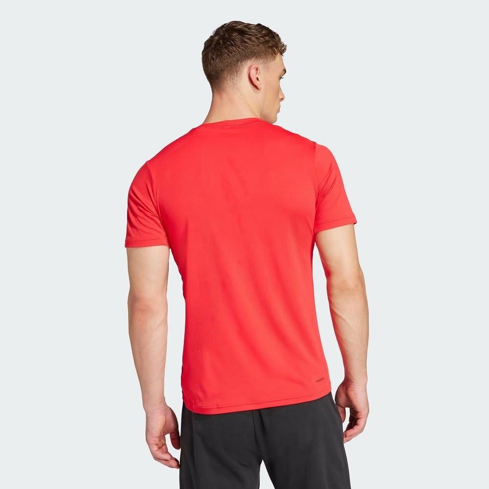 Train Essentials Тренировочная футболка, размер 2XL, красная NQE20 [Adidas], (JN7314)