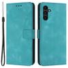 For Samsung Galaxy S25 FE Case Solid Color Leather Wallet Protective Phone Cover