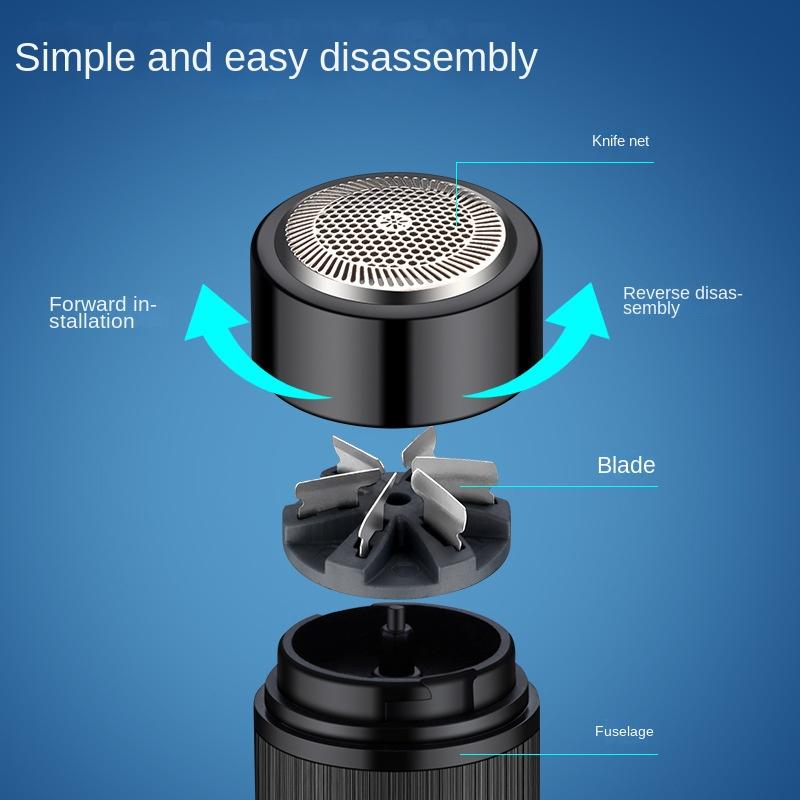 Мини-электробритва для мужчин, портативная, автомобильная, дорожная, перезаряжаемая, бритва для профессионального удаления волос, ухода за лицом и телом