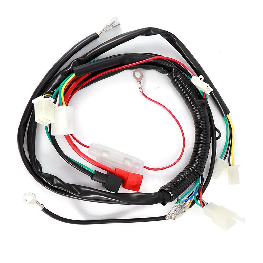 Electric Engine Start Wiring Loom Harness for Pit Bike Motorcycle ATV Quad 70cc 90cc 110cc 125cc