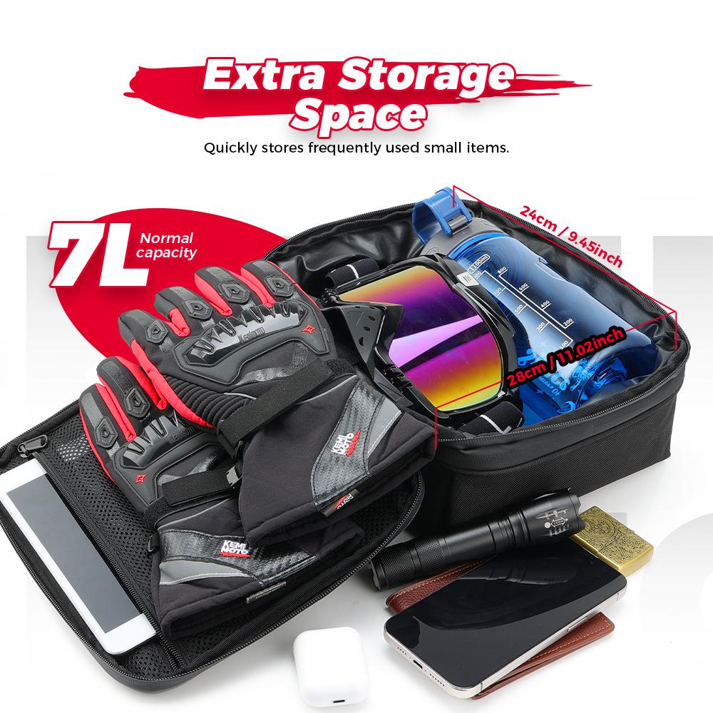 KEMIMOTO For BMW R1300GS Vario Top Case Cover Bag Top Case Waterproof Bag Tool Kit R 1300 GS R1300 GS R1300gs ADV 2023 2024