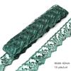 10yards/lot Multi-Color Lace Trim Fabric 40MM Embroidered Net Lace Trim For Sewing Decoration DIY Embroidered Lace Ribbon