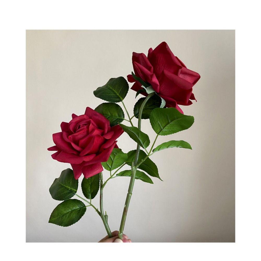 Real Touch Rose Artificial Flower Multicolor Lifelike Rose Flower Faux Flower Home Decoration