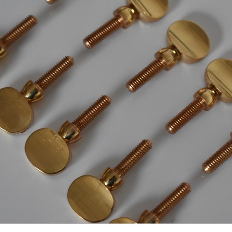 Gold Copper Clarinet Saxophone Sax Neck Tightening Screws Soprano Alto Tenor Woodwind Instrument Parts Pack of 10