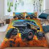 Постельное белье для мальчиков и детей, трехпредметный пододеяльник для внедорожника, комплект постельного белья с 3D цифровой печатью, покрывало