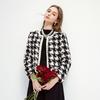 Женский элегантный жакет H-силуэта в гусиную лапку от Qiusbiyiren