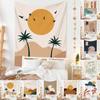 Wall Tapestry Hanging Bedroom Aesthetic Sun Moon Art Decor Background Prop Photo