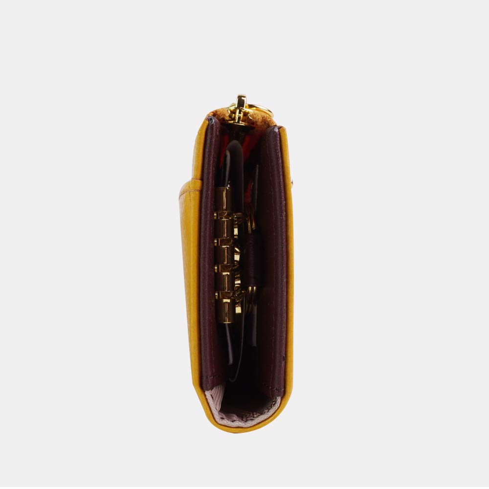 Ключница Snoopy Круглая молния Смарт-ключ Женская Простая визитница для взрослых Чарли Браун Милый персонаж SNOOPY Милый маленький мех (желтый)