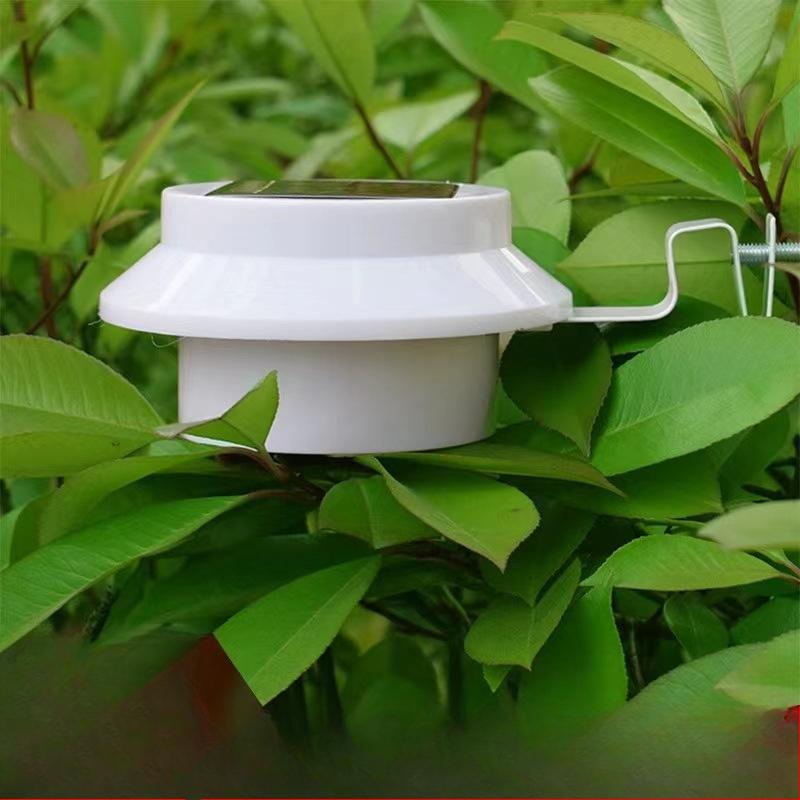 1 шт. Солнечный фонарь для забора, садовый, уличный, ландшафтный, 3 светодиода, настенный фонарь, фонарь для забора, светильник для раковины