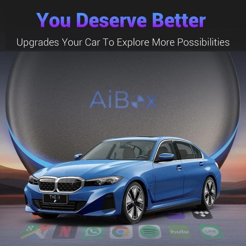 Android 13 Смарт AI Конвертер CarPlay, Проводное и Беспроводное Зеркалирование Экрана для Автомобильной Головной Системы