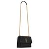 Saint Laurent Sunset Medium Chain Bag Black Women Shoulder_bags 442906-D420W-1000