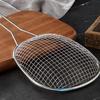 Convenient Draining Spoon Oval Frying Strainer Spoon Stainless Steel Strainer Scoop  Baking