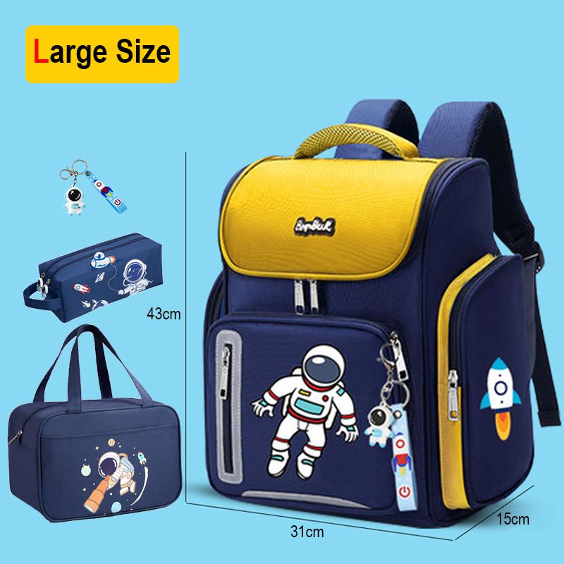 Новые ортопедические школьные сумки для мальчиков, детские рюкзаки с принтом астронавта, школьные сумки для девочек, водонепроницаемые детские рюкзаки для школьников начальной школы