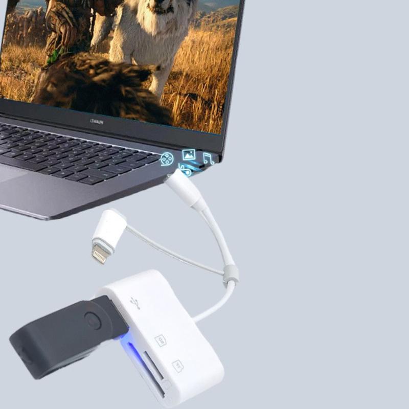 Кардридер типа C, считыватель карт памяти SD Tf, адаптер USB C OTG, высокоскоростной передатчик данных для Macbook, Huawei, Samsung, Xiaomi