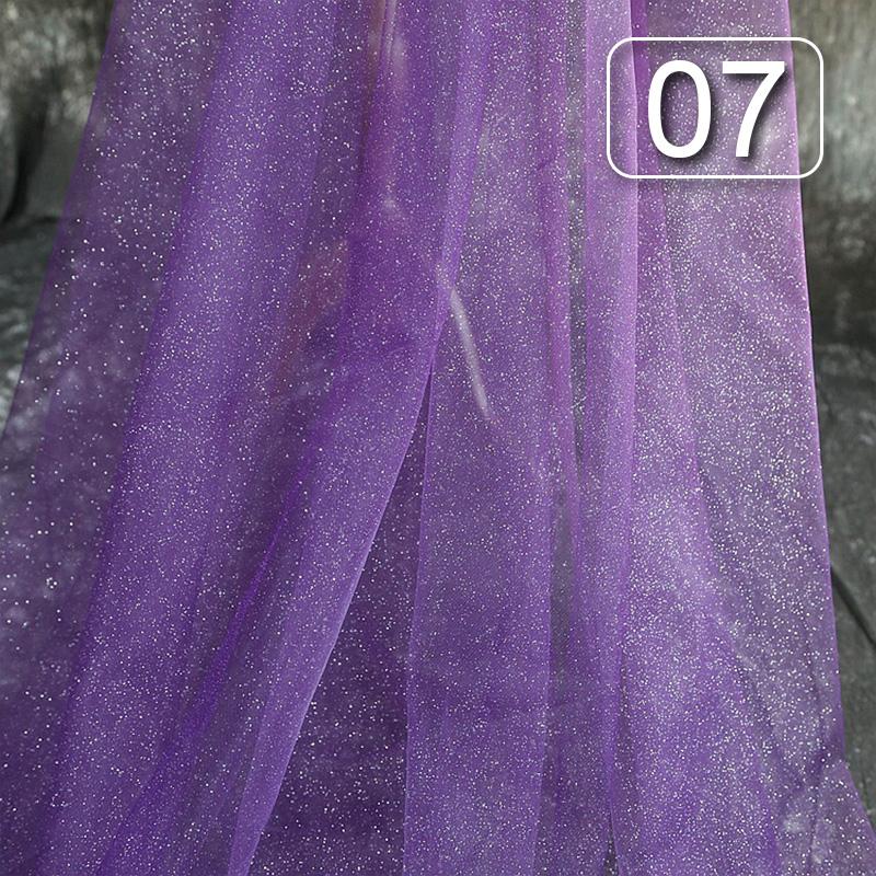 1 метр блестящей тонкой пудры фатиновая ткань мягкая блестящая пайетка блестящая сетчатая ткань для вечеринки свадебное платье вуаль фон пряжа