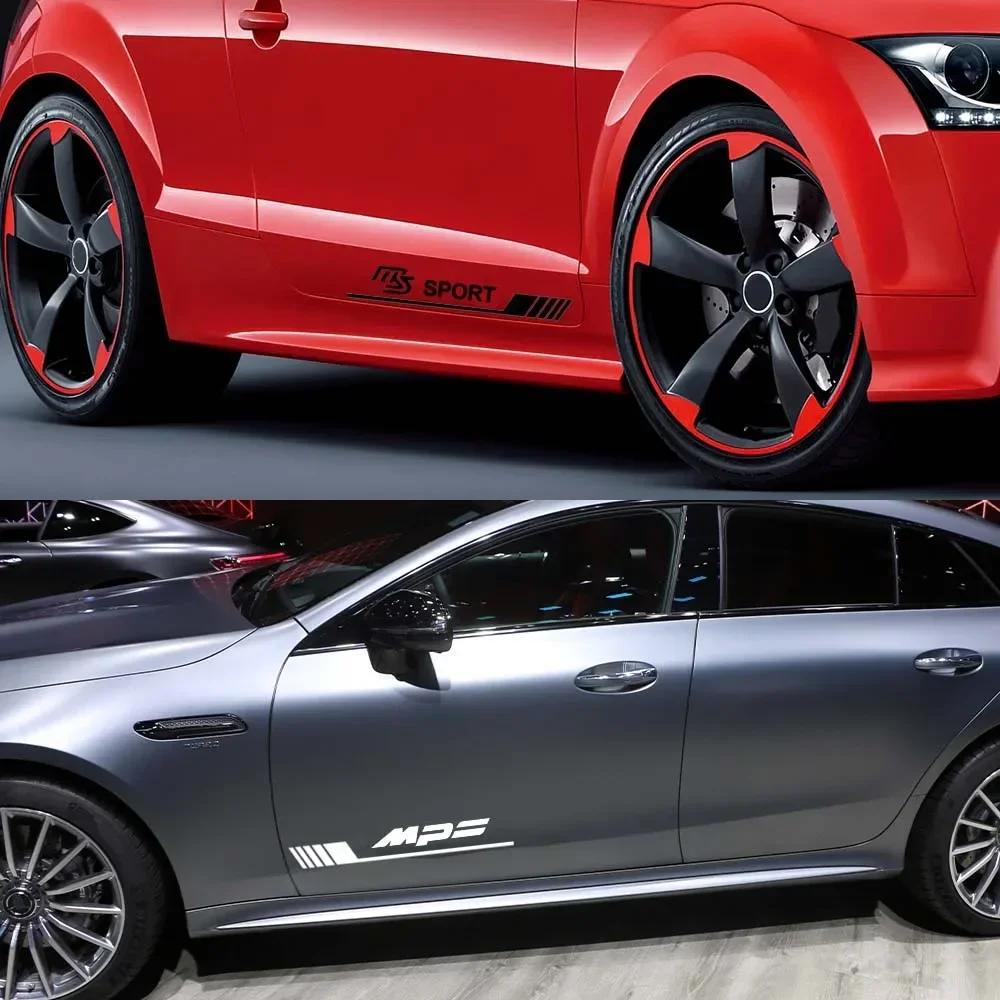 Vinyl Side Apron Stripe Body Waist Decals for Mazda 3 5 6 323 626 CX-3 CX-4 CX-5 CX-7 CX-9 Axela MX3 Exterior Decoration