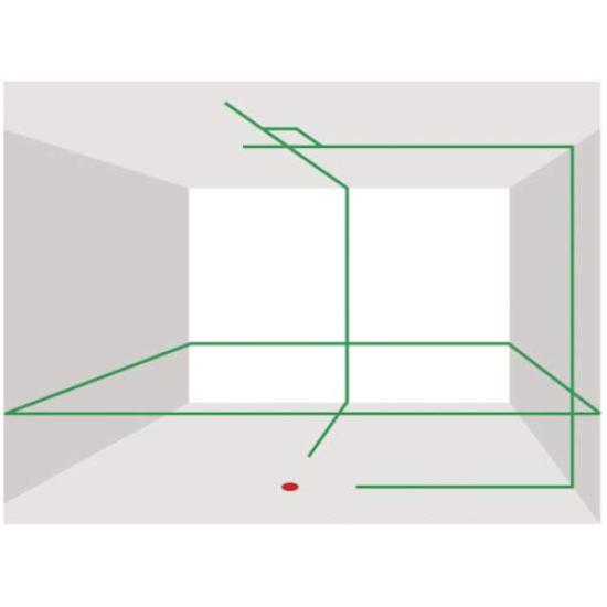 Shinwa Sokutei Laser Marker Laser Robo Green LASER ROBO GREEN Neo 31 AR BRIGHT Set 78288 Receiver/Tripod