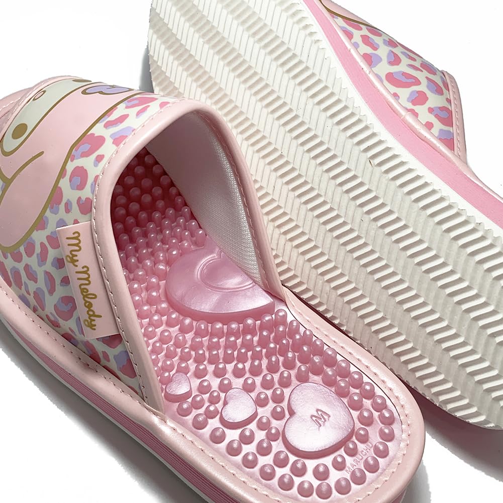 Japanese Health Sandals Sanrio Animal SAHS004 My [Sanrio Sanrio] (Pink Melody, 23.0 Cm)