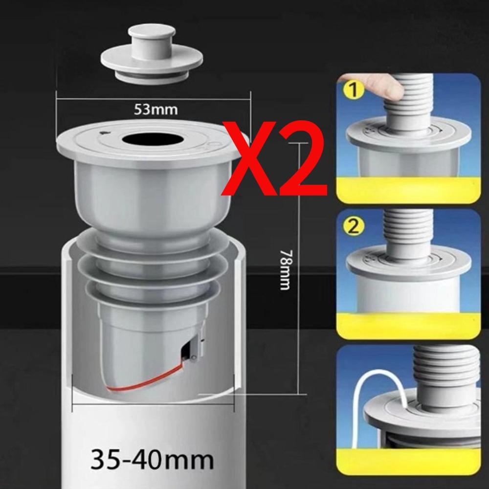 Silicone Drains Sewer Pipe Sealing Ring Plug Water Sink Floor Drain Anti Odor Sewer Seal Stopper Cover Shower Drainer Bathroom Accessories