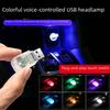 Colorful RGB LED Car USB Atmosphere Light with Music Rhythm