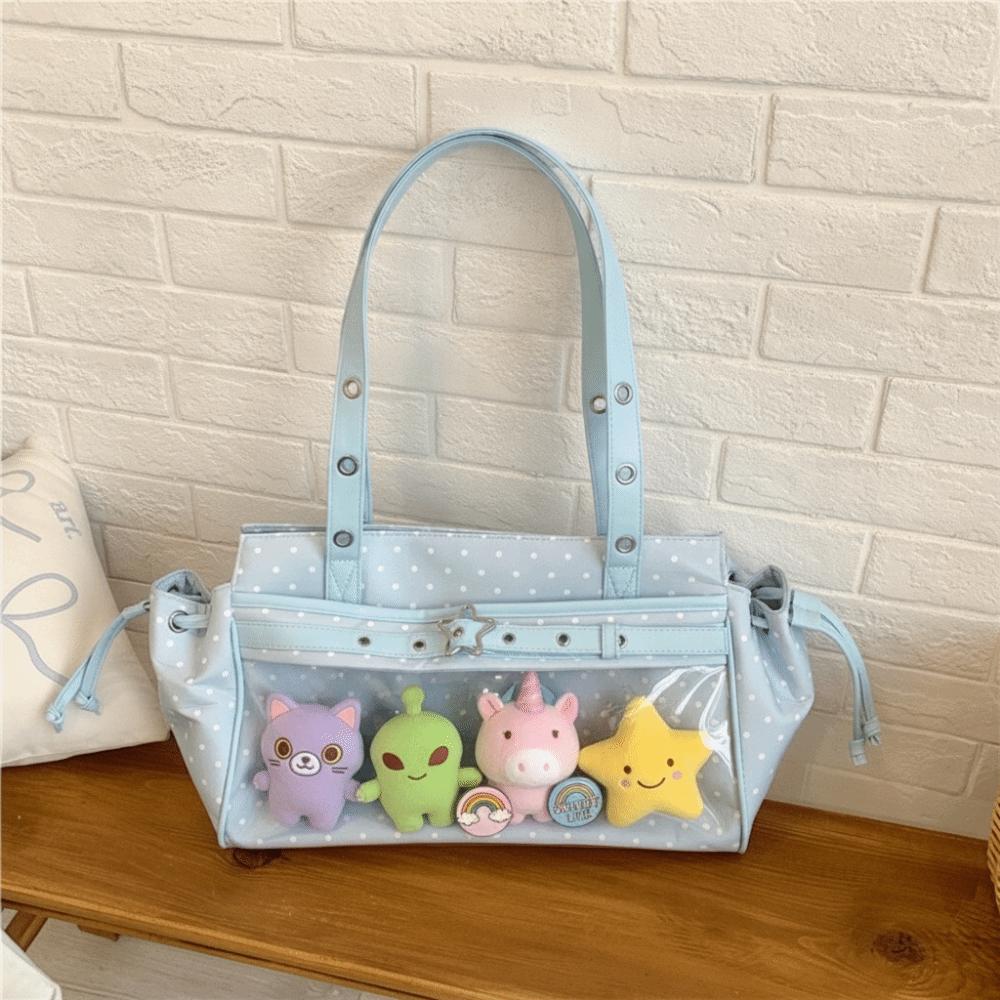 Harajuku Ulzzang Ita Bag Star Anime Tote Bag Creative Polka Dot Itabag Girl