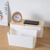 Cable Storage Box Power Strip Case Wooden Power Line Wire Management Organizer Anti-Dust Charger Socket Network Line Storage Bin