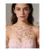 Spring Summer Flowers Temporary Tattoo Sticker Waterproof Cherry Blossoms Roses Tattoo Sticker For Women Fake Tattoo Sticker