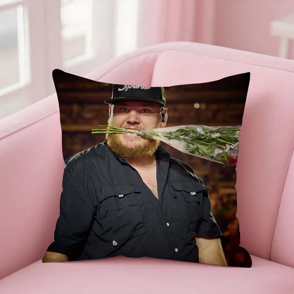 Singer L-Luke C-Combs Наволочка Квадратная Двусторонняя Печать Короткий Плюш Чехол для Диванной Подушки Спальня Прикроватная Подушка