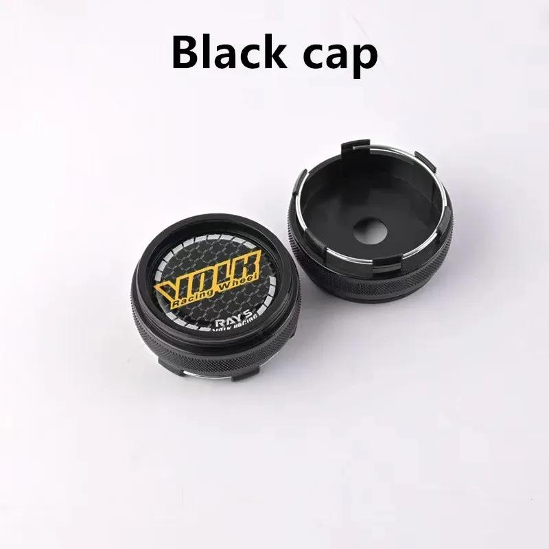 4pcs Volk Rays Wheel Center Caps Hub 60mm Car Rims Replace Dust-proof Alloy Cover Hubcaps Auto Styling Accessories