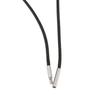 10x1.5mm Black Wax Cord Rope Push Bayonet Clasp Making Necklace 18 inch