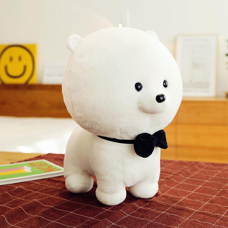 Милая плюшевая игрушка для собак породы бишон фризе, мультяшная машина для ловли животных, кукла-подушка для девочек, подарки