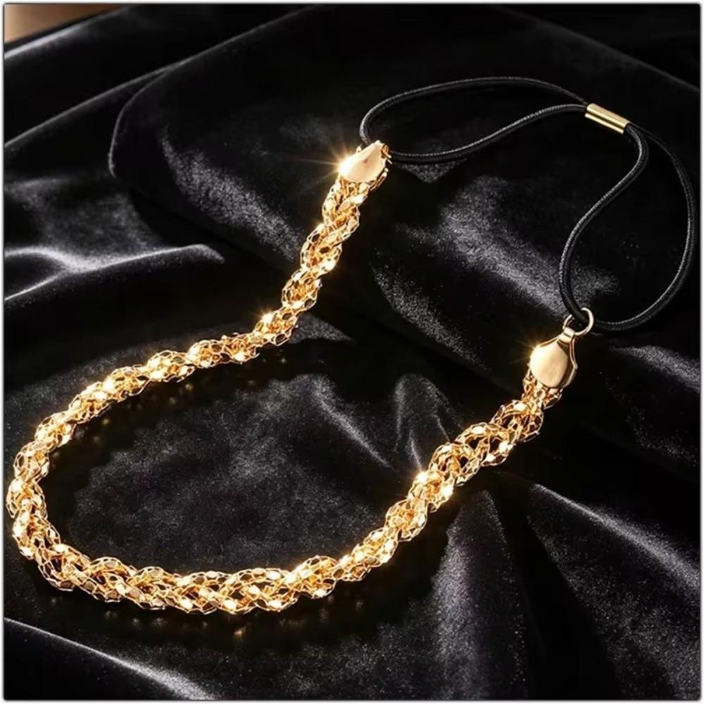 Shiny Dance Hairband Weaving Hair Ornaments Elegant Hair Head Chains for Women