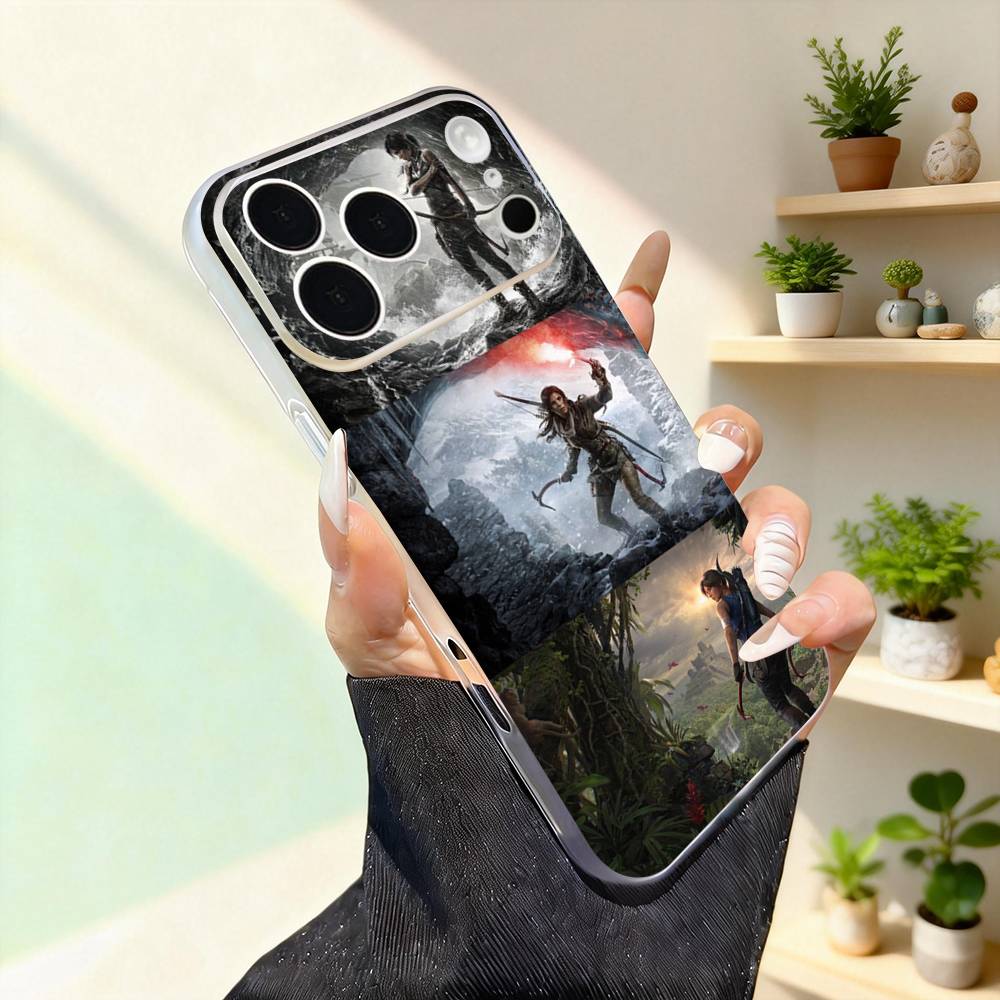 L-Лара Крофт Крутой Для iPhone 17,16,15,14,13,12,11,Pro,Max,Plus,Mini,SE4,E Магнитный Для Magsafe Беспроводной Чехол для Телефона