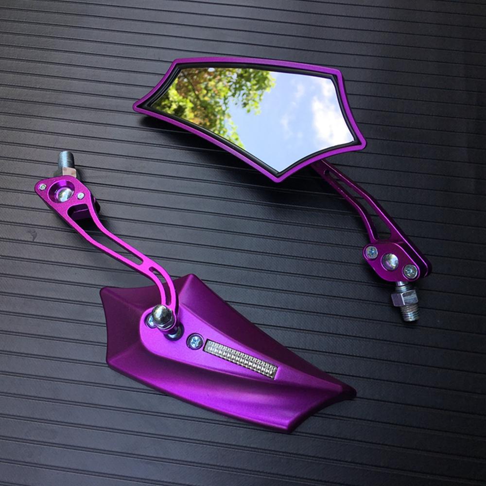 Для Suzuki Yamaha BMW универсальное 8 мм 10 мм зеркало заднего вида для мотоцикла ATV внедорожный байкерский мотоцикл