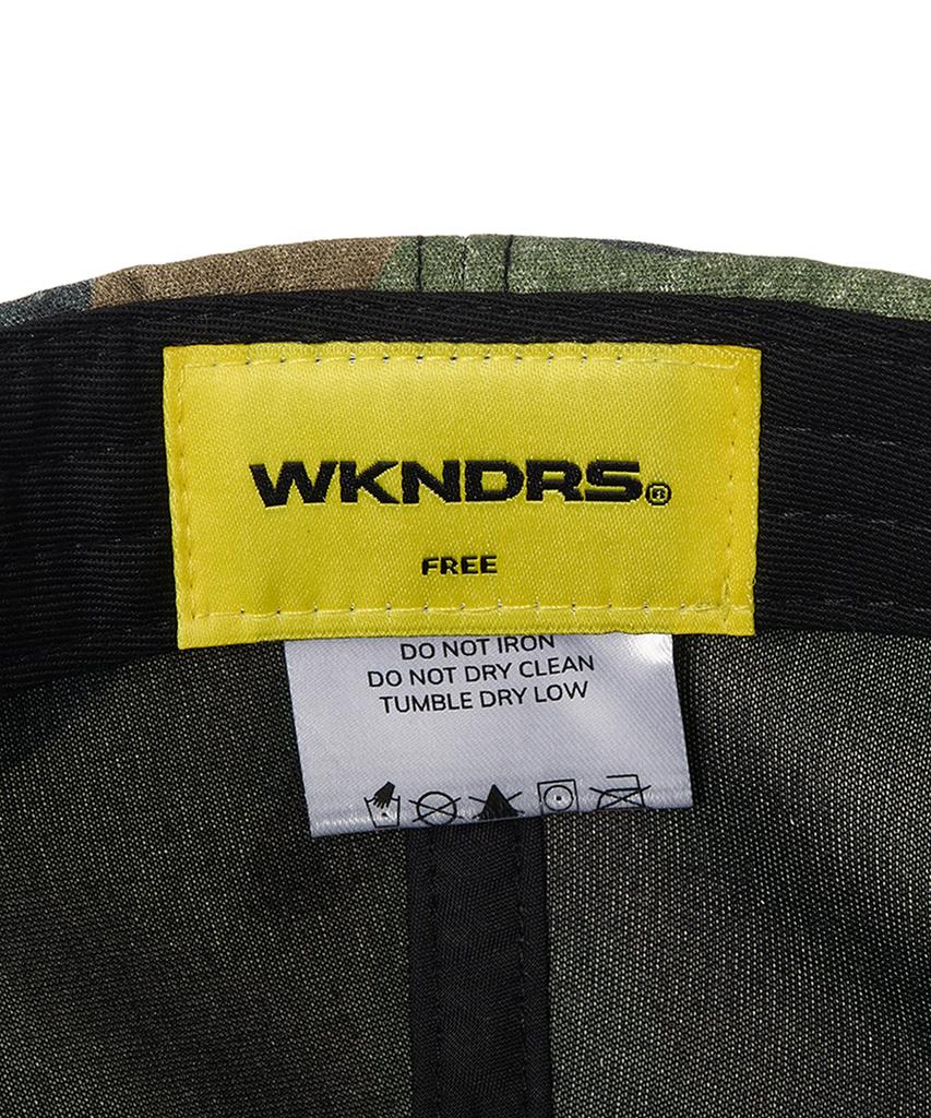Кепка с логотипом WKNDRS в стиле граффити (Camo)