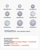 Bearing Press Kit, 10 Pcs, Bearing Race and Seal Driver Set with 9 Bushings and Handle Shaft, Bushing Driver Tool Set, Heavy Duty Aluminum Alloy