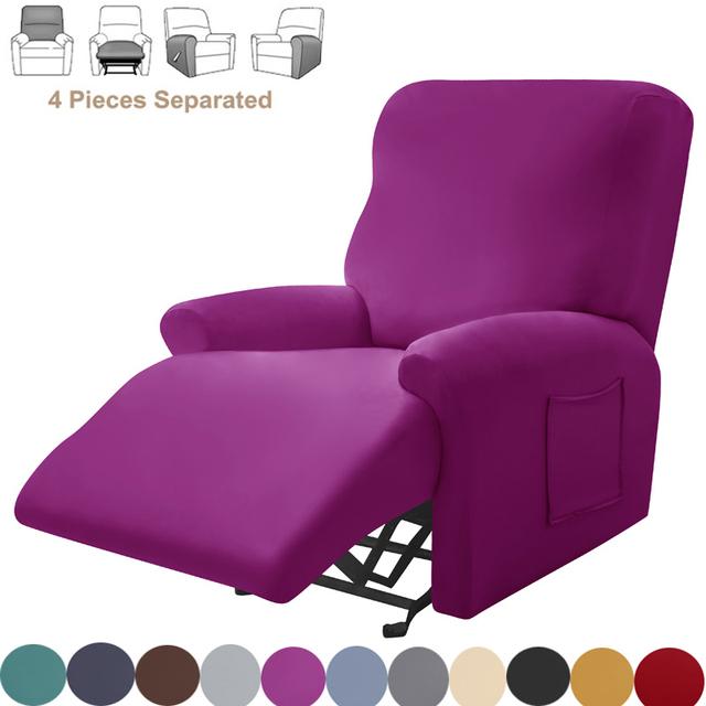 Сплит-стиль, кресло, чехол для дивана, эластичное кресло из спандекса, чехол на стул для ленивого мальчика, защита для мебели, чехол для отдыха, однотонный чехол для кресла